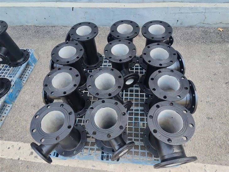 Ductile iron All Socket/Flange Tee factory