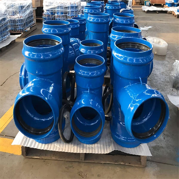 Ductile iron All Socket/Flange Tee high quality
