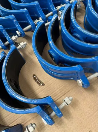 PVC duktilt jern sadelklemme